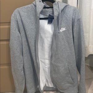 Men’s Nike zip up with hoodie